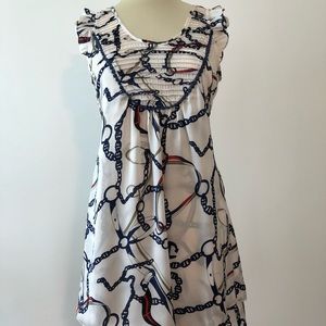 THEME Nautical Silky Dress (M)